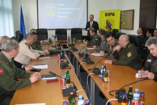 Vojno-diplomatski kor u posjeti SIPA-i