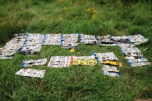 SIPA Found Over 80 Registration Plates of Stolen Vehicles