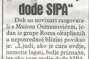 "Ako vam ovdje dođe SIPA"