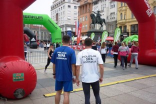 Policijski službenici SIPA-e učestvovali na Zagrebačkom polumaratonu i Dunavskom polumaratonu