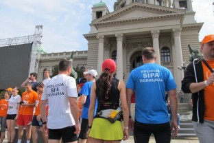 Pripadnici SIPA-e sudjelovali na Beogradskom maratonu